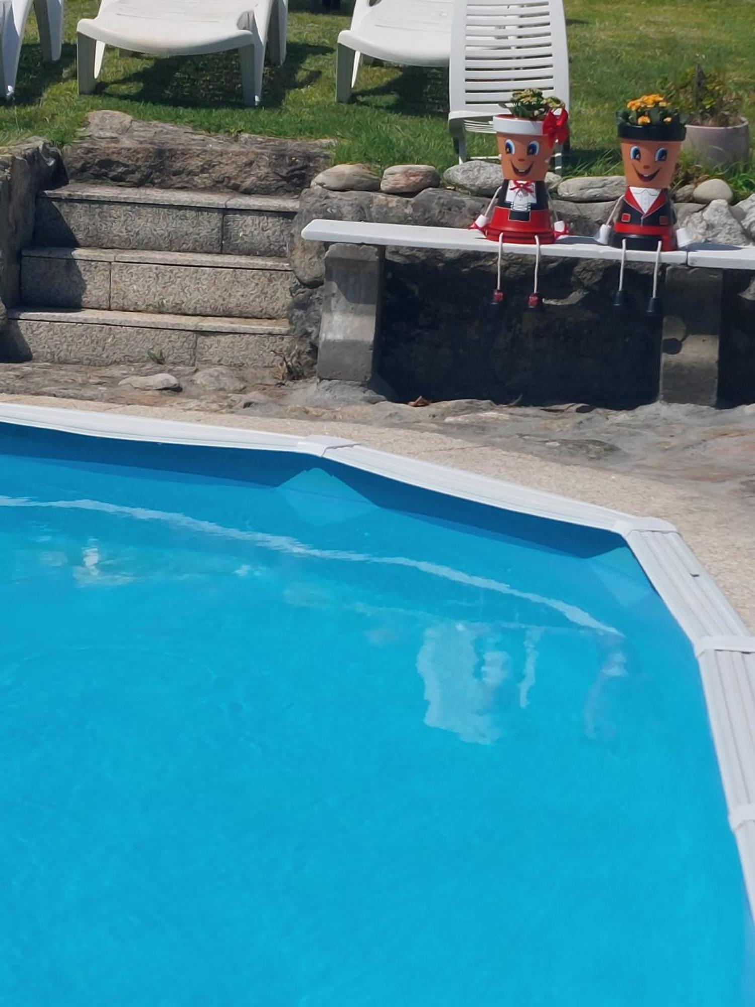 Casa Con Piscina Al Lado Del Mar En Viladesuso Villadesuso Eksteriør billede